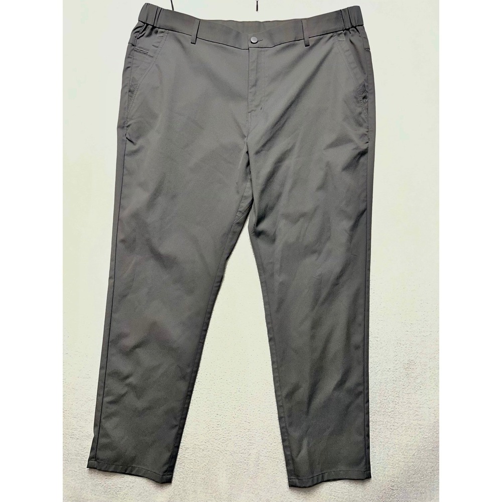 Jack Archer Mens Charcoal Grey Tech Pants 38x30 Flat Front‎ Commuter Trousers